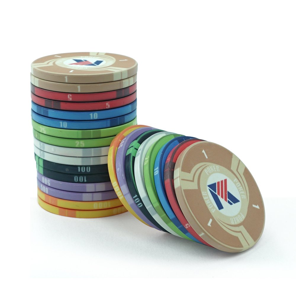 Any Design Can Do 10g Rounders Customized 10g Ceramic Poker Chips 39mm Europe Factory