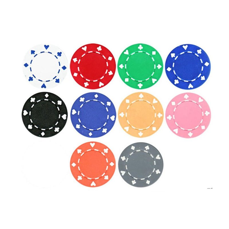 Golf Poker Chip Ball Marker Clay 40mm Blank Poker Chips Great Gift for all levels of golfers