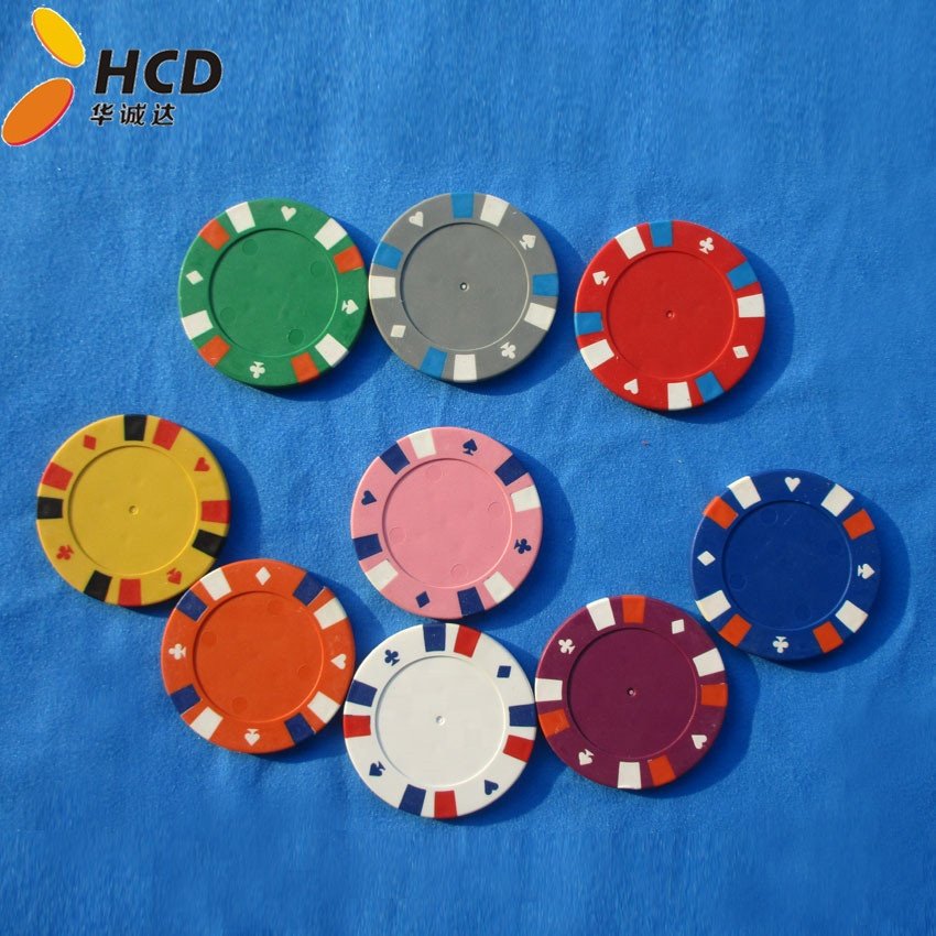 14g Monte Carlo Clay Poker Chip With Gold Sticker 3 colorsPromotional Gambling Poker Chip