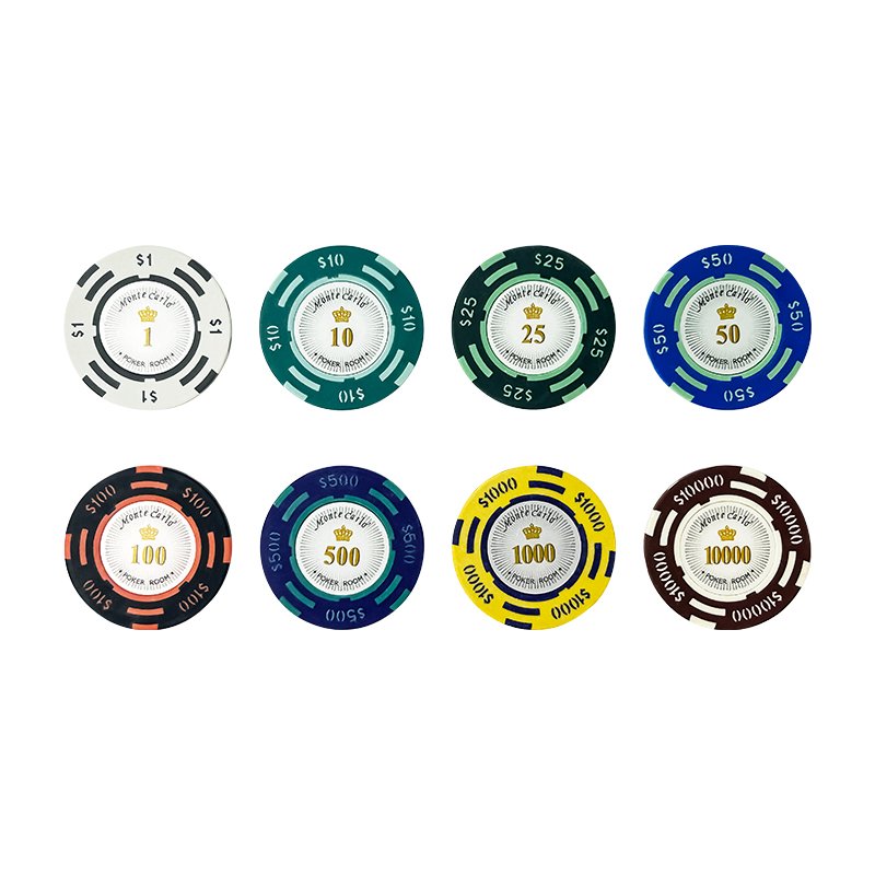 40mm Clay Poker Chips Professional Casino Gambling Game Custom Logo for Card Board Game 14g