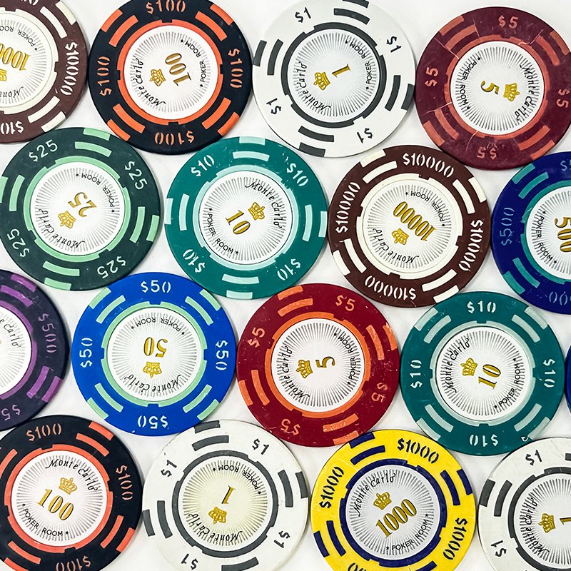 40mm Clay Poker Chips Professional Casino Gambling Game Custom Logo for Card Board Game 14g