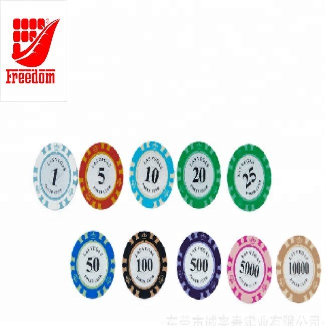 Free Poker Chips with Printed Logo for Promotion