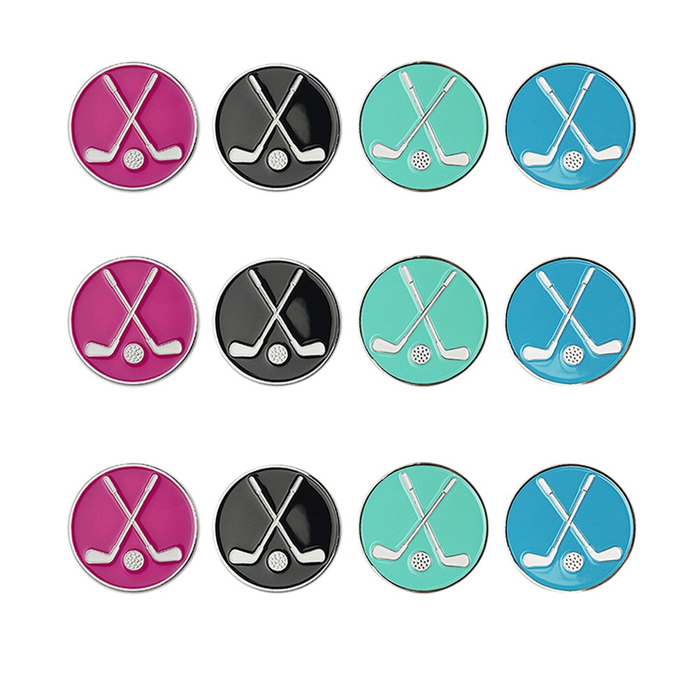 metal crystal magnetic golf ball markers customized golf glove golf ball marker