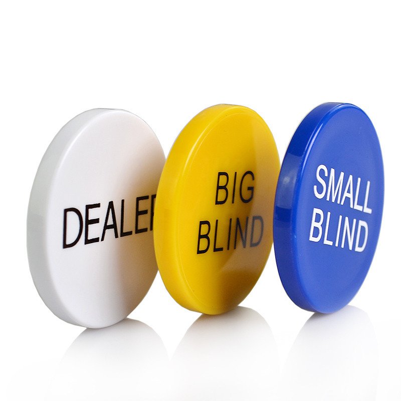 High Quality 3PCS/SET Melamine Round Dealer Chip Poker All In Button Cards Guard Poker Dealer Button-Peach Heart Coins Supplier