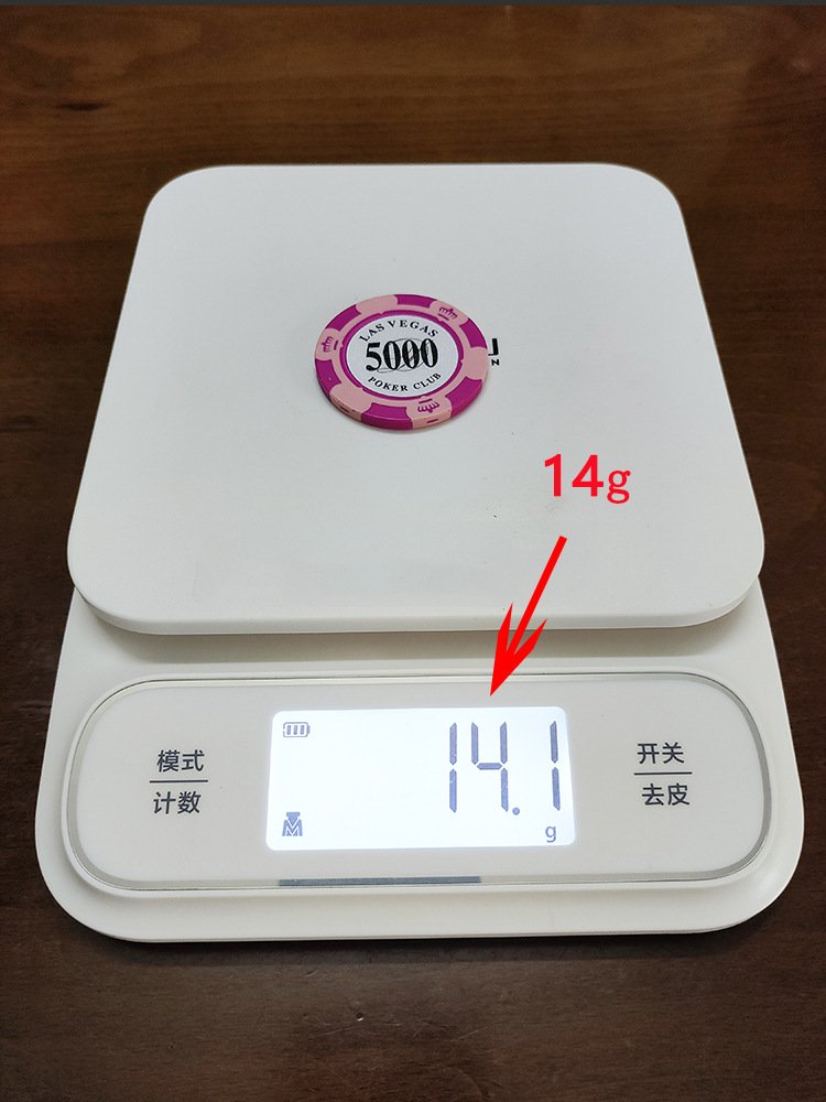 AYPC Wholesale Premium Numbered Poker Chips For Card Couple Board Game Texas Hold'em Card Club Or Late Night Poker Games Chips
