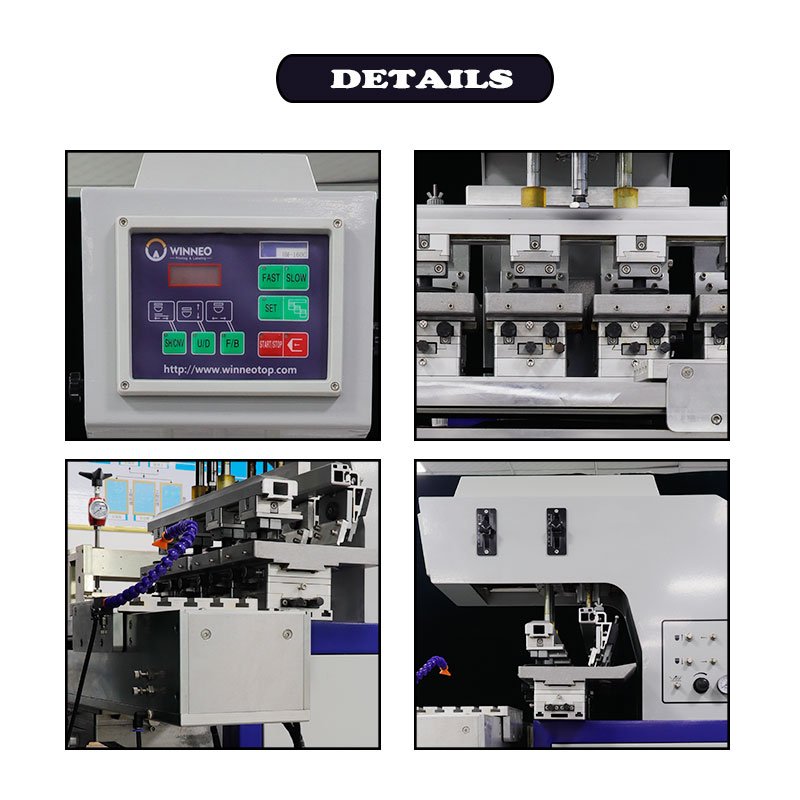 High Speed 4 Color Semi Auto Pad Printing Machine Electronic Components Watch Dial Calculator Camera Keyboard Tampon Pad Printer