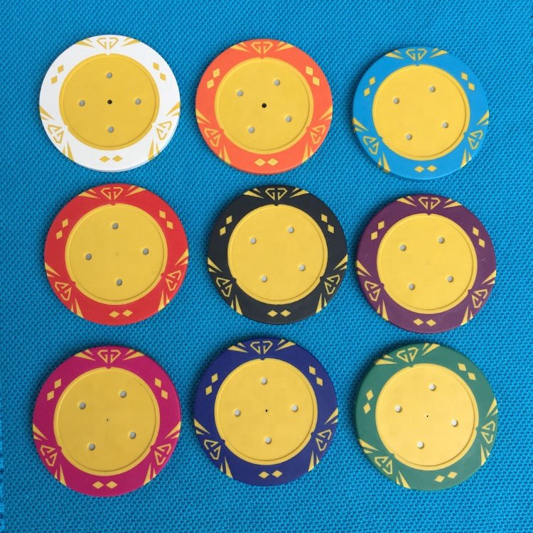 Las vegas stickers clay poker chip set wholesale