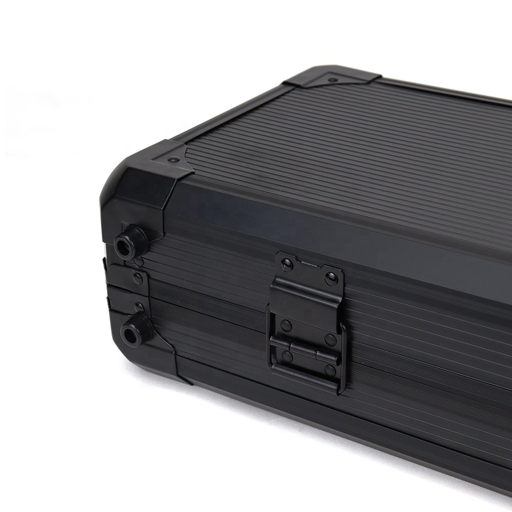 200 300 500ct black aluminum case for 40 43mm poker chips empty box without poker chips for storage chip and casino accessories