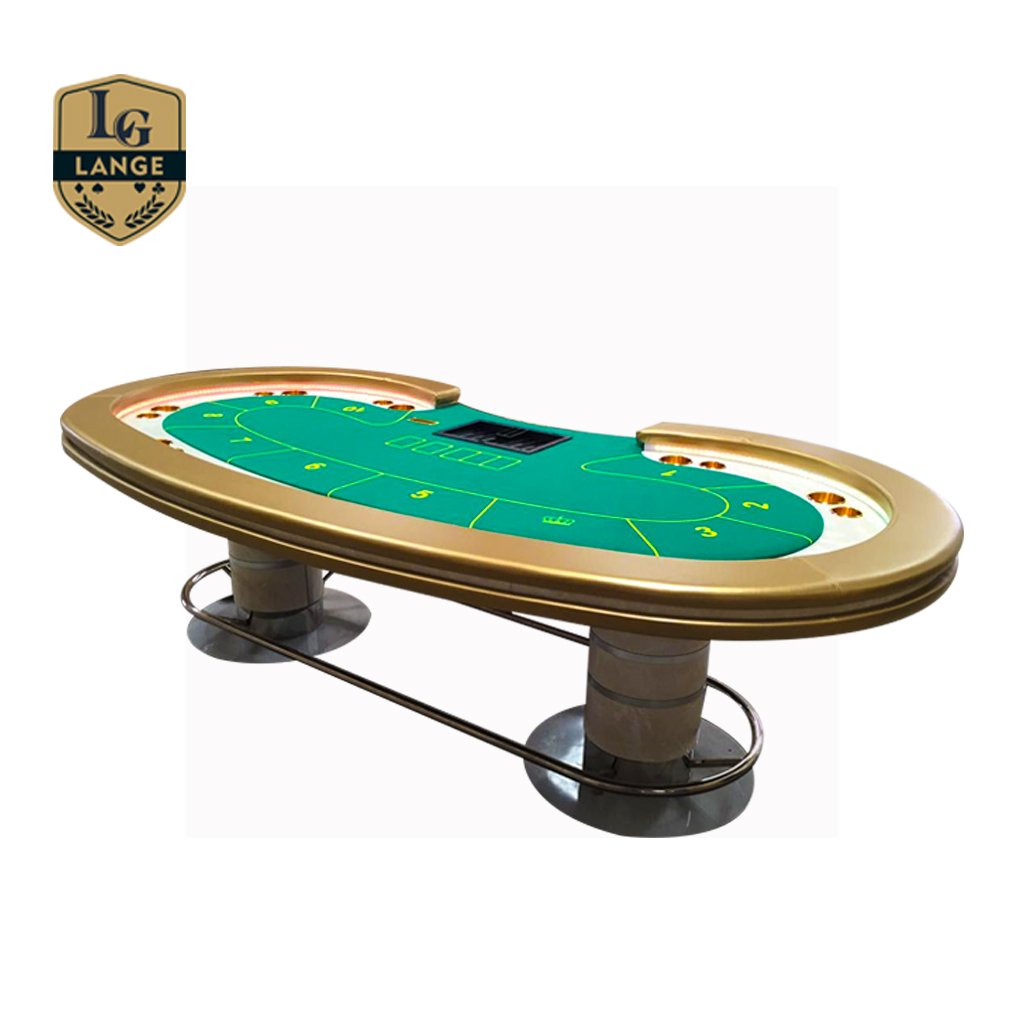 High End Heavy Duty Casino Electronic LED Poker Table For Sale