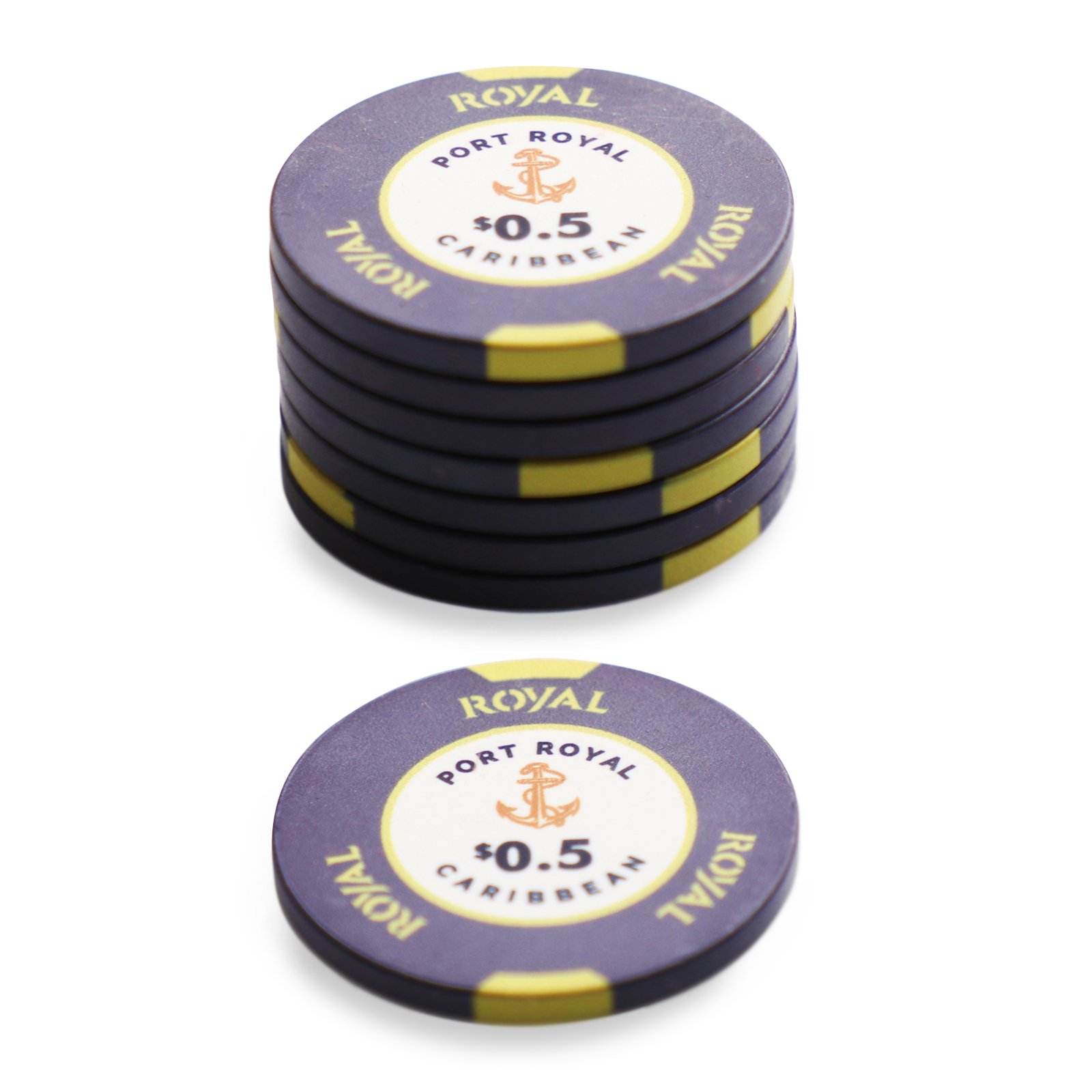Fully customisable EPT Professional Ceramic Material Poker Chips 10g and 40MM poker chips with customises design colour and logo