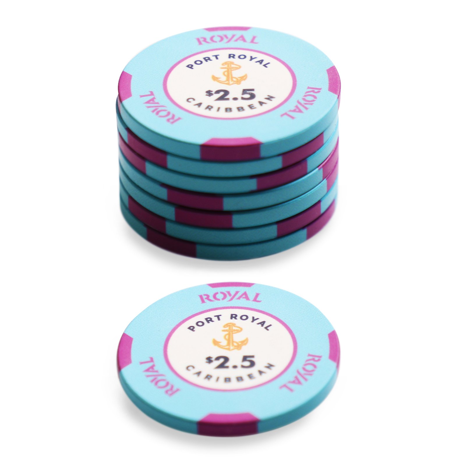Fully customisable EPT Professional Ceramic Material Poker Chips 10g and 40MM poker chips with customises design colour and logo