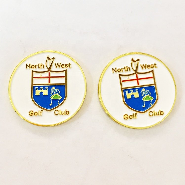 Newly different design golf ball marker high quality golf ballmarker with custom logo