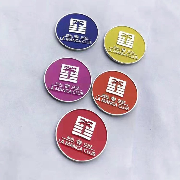 Newly different design golf ball marker high quality golf ballmarker with custom logo