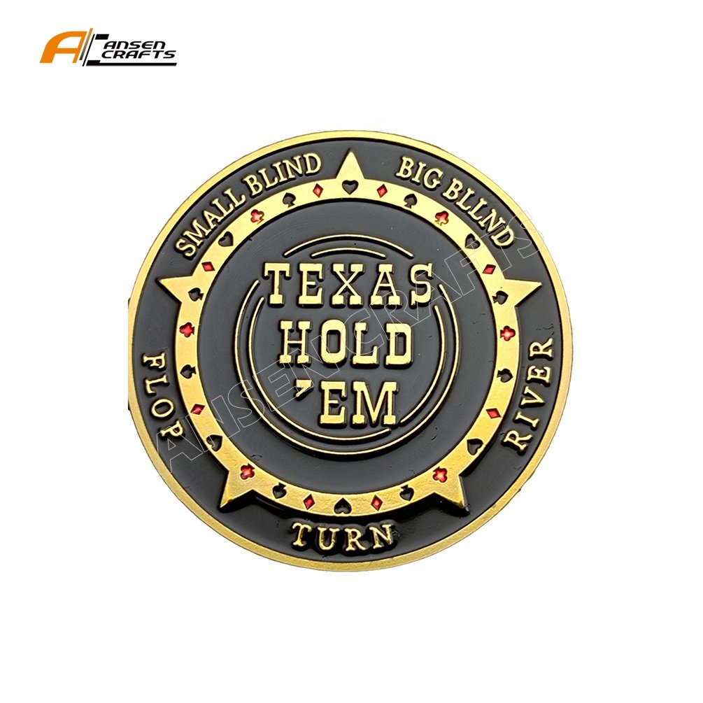 Poker Chip Casino Challenge Coin Custom Antique Metal Coin For Gift And Collection