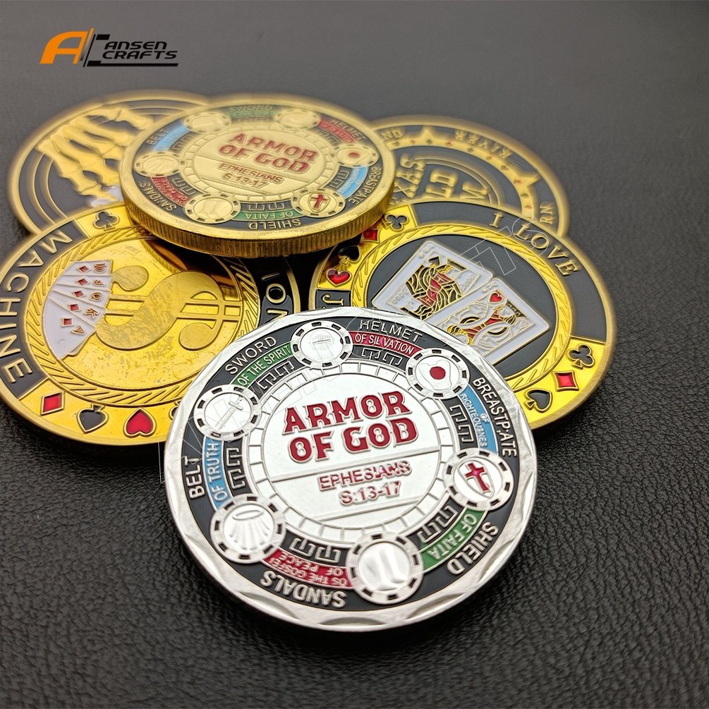 Poker Chip Casino Challenge Coin Custom Antique Metal Coin For Gift And Collection