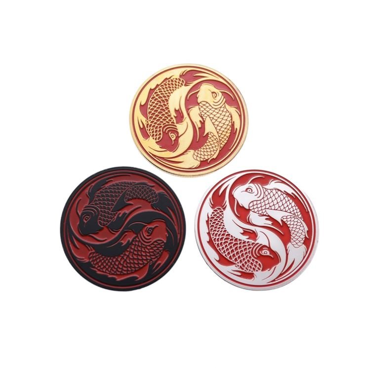 Custom Gold Logo 3D Metal Coins Poker Chips Souvenirs Coin Round Plated Manufacture Challenge Game Token Coin