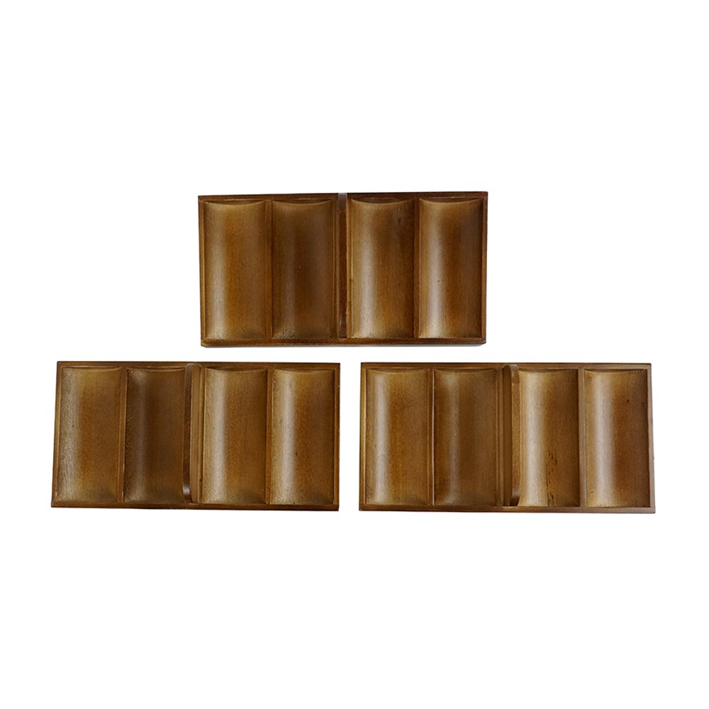 High quality 300pcs premium wooden case box with 5 chips tray for 39/40mm poker chips Without Poker chips