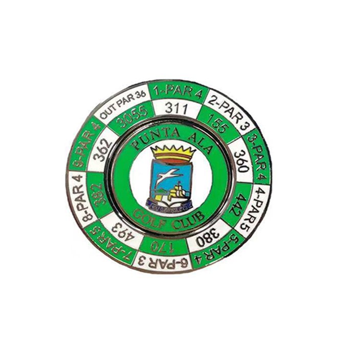 Custom Enamel Metal Poker Chips Golf Ball Marker Enamel Golf Ball Marker magnetic golf ball marker coins