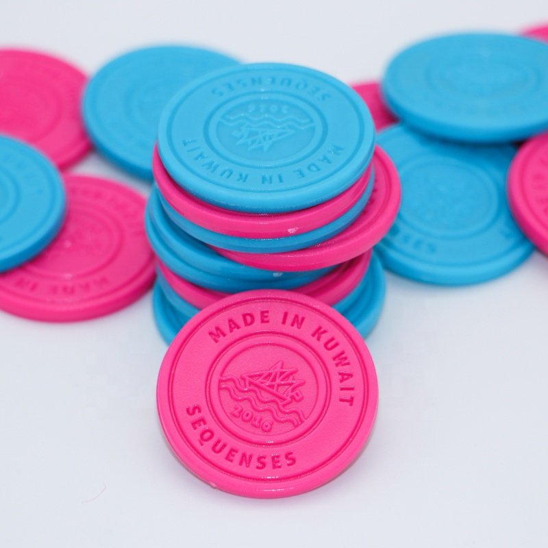 Embossed Customized Colorful Plastic Learning Counters Mini Poker Chips Game Tokens