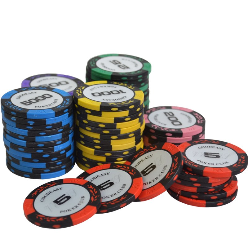 14g clay Poker Chips Texas Hold'em Poker Chips Casino Coins Customization is acceptable