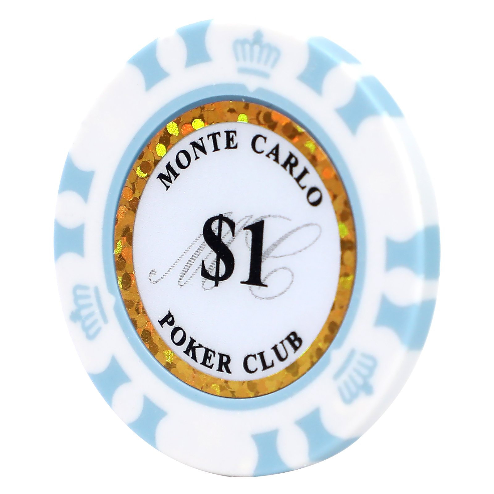 Hot Sale Custom Made Poker Chips with Coin Inlay Clay Monte Carlo Poker Casino Chips 40mm Manufacturing Wholesale In Stock