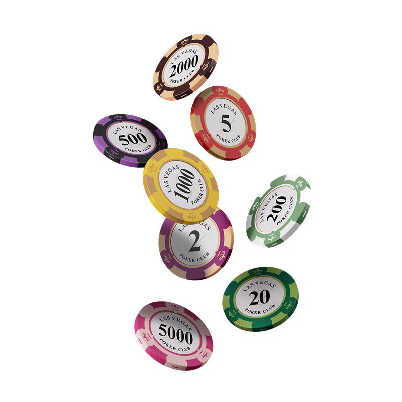 2024 High Quality Wholesale Personalize Logo Ceramic ABS Clay Poker Chips for Promotion Game