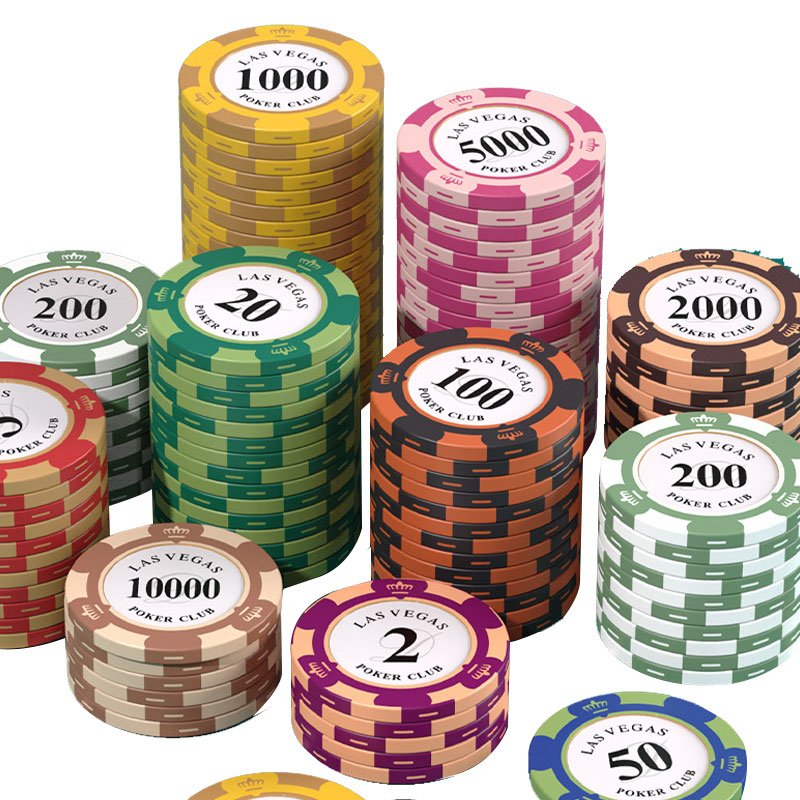 2024 High Quality Wholesale Personalize Logo Ceramic ABS Clay Poker Chips for Promotion Game