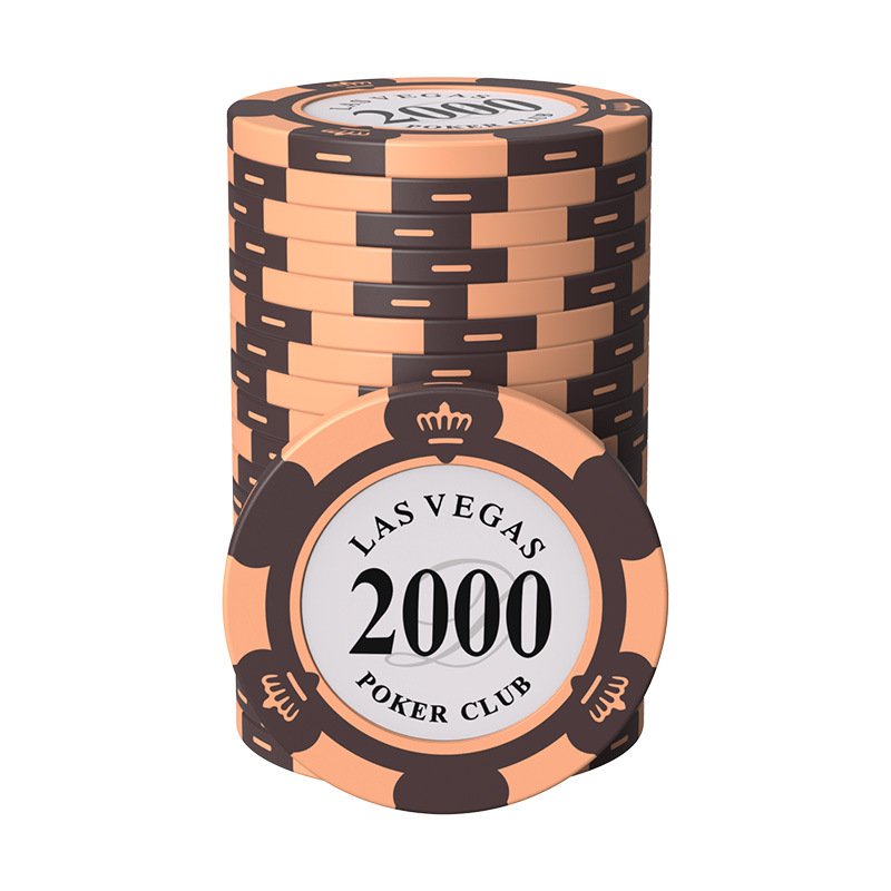2024 High Quality Wholesale Personalize Logo Ceramic ABS Clay Poker Chips for Promotion Game