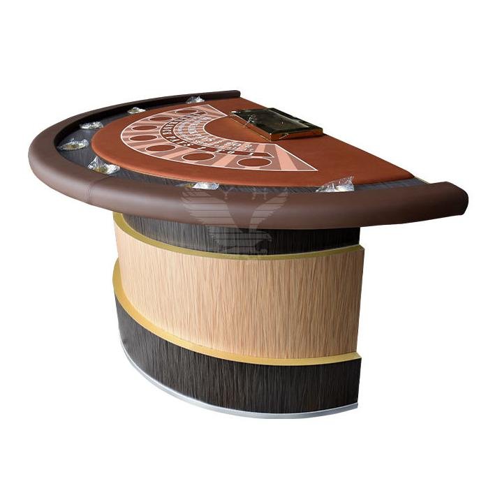 YH 86inch Luxury Poker Table Professional Custom Blackjack Table Factory Cheap Gambling Tables with Chip Tray for Sale