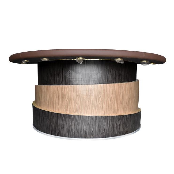YH 86inch Luxury Poker Table Professional Custom Blackjack Table Factory Cheap Gambling Tables with Chip Tray for Sale