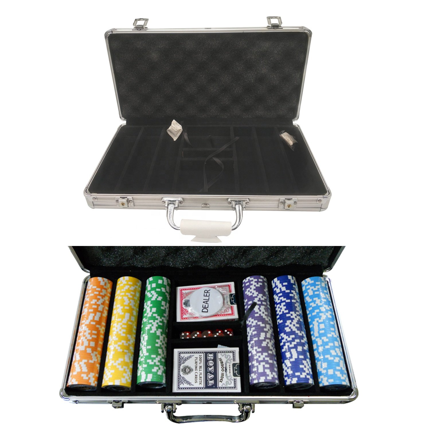 Professional Cheap Casino ABS Poker Chip Custom Logo Ceramic Clay PP Material Factory Manufacturing