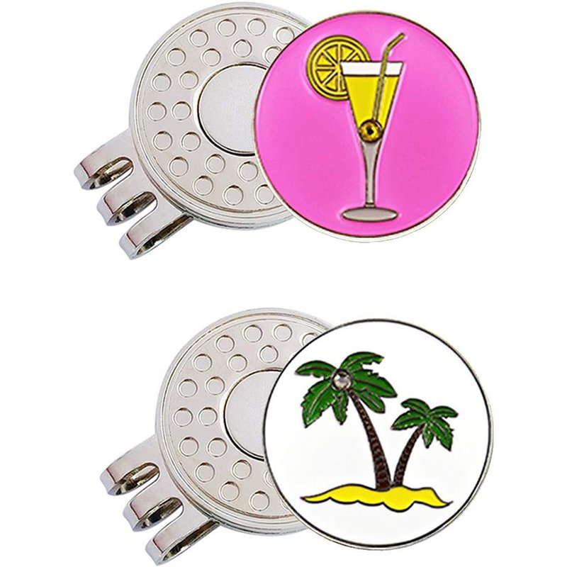 Trendy Golf Accessories Magnetic Golf Ball Marker Necklace Collection