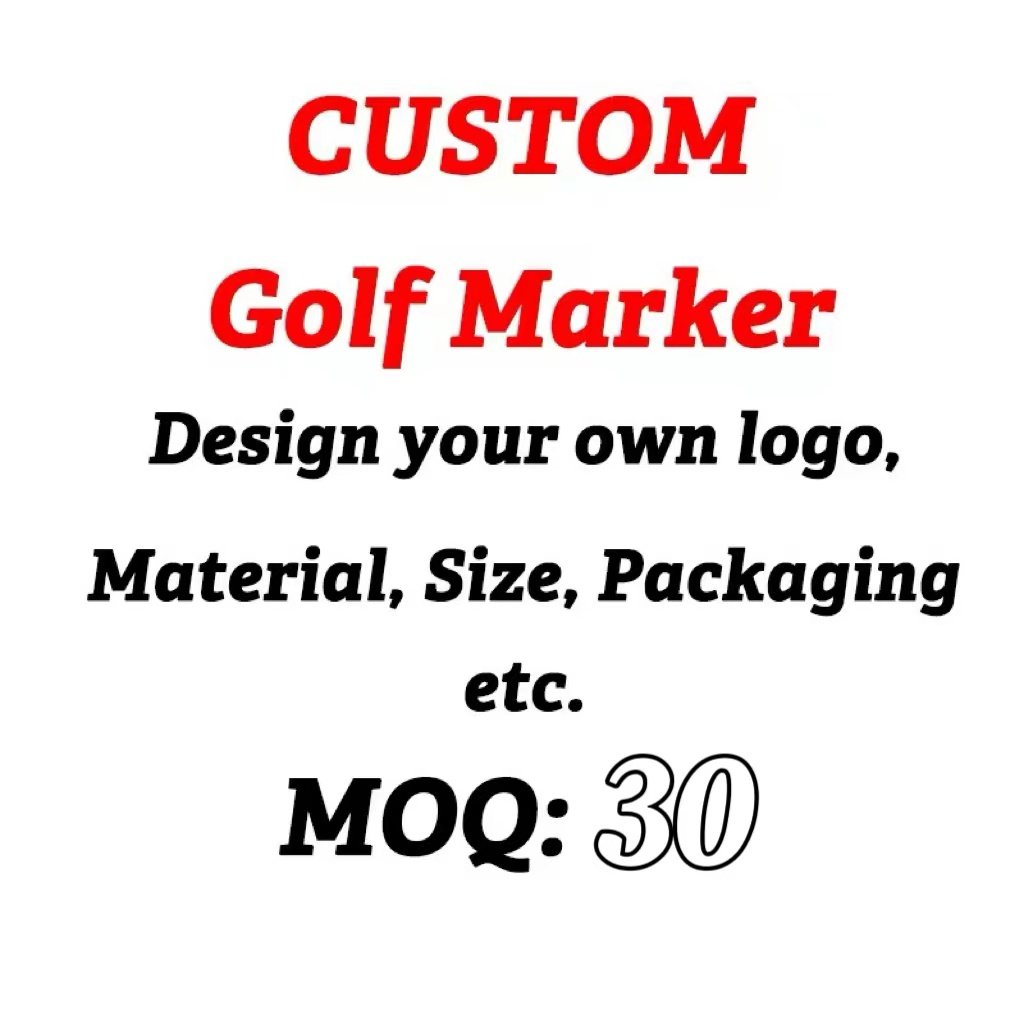 PDANY Durable Ball Markers Sturdy Portable Stylish Uniquely Designed Golf Ball Markers Customizable Professional Ball Markers