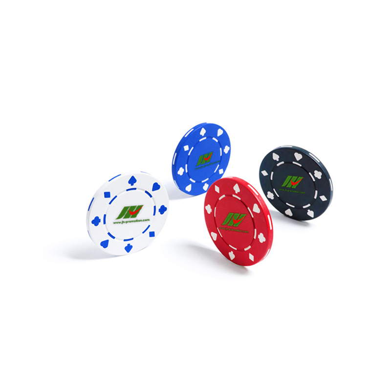 Blank White Sublimation Ceramics ABS Poker Chips Clay Poker Chips