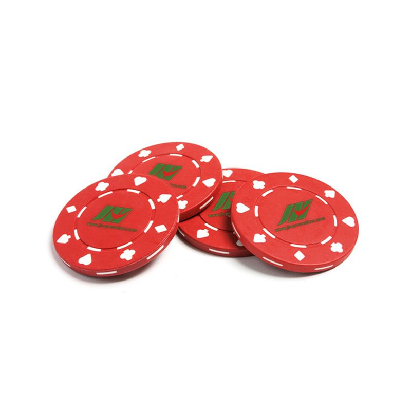 Blank White Sublimation Ceramics ABS Poker Chips Clay Poker Chips
