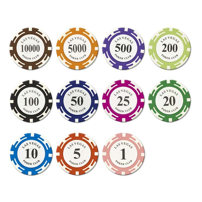 High quality casino clay poker chip custom logo poker chip