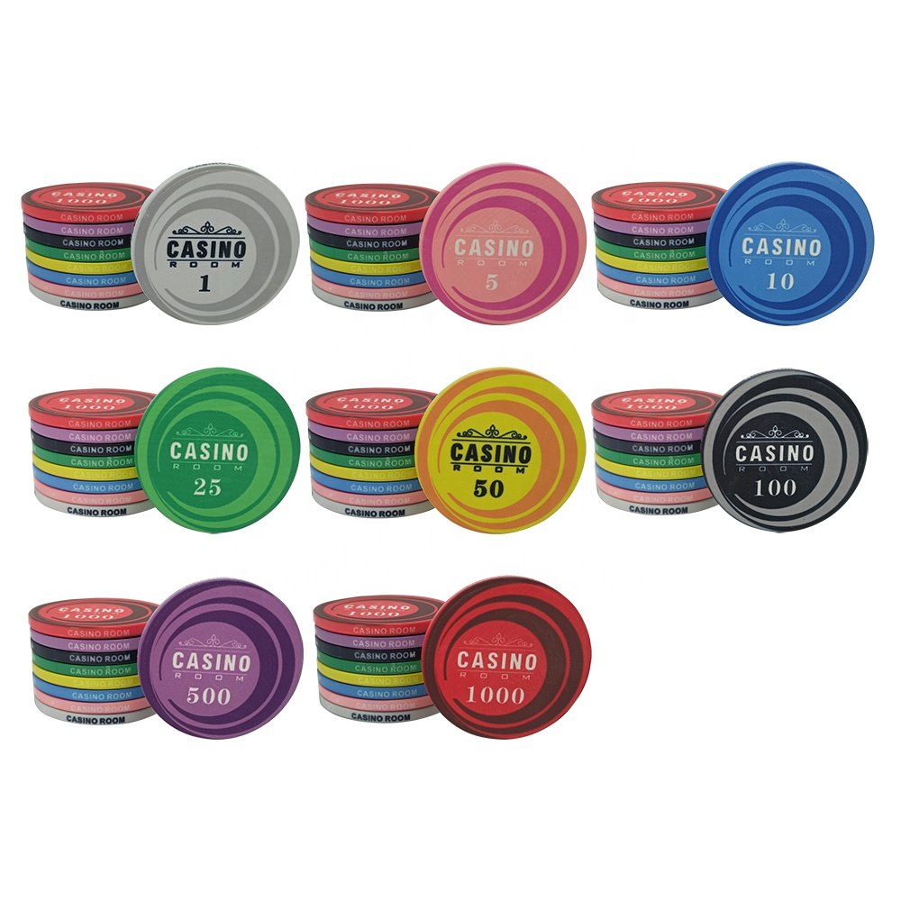 Professional custom 39mm ceramic venerati poker chips ept casino grade 10g numberd chip factory for other entertainment products