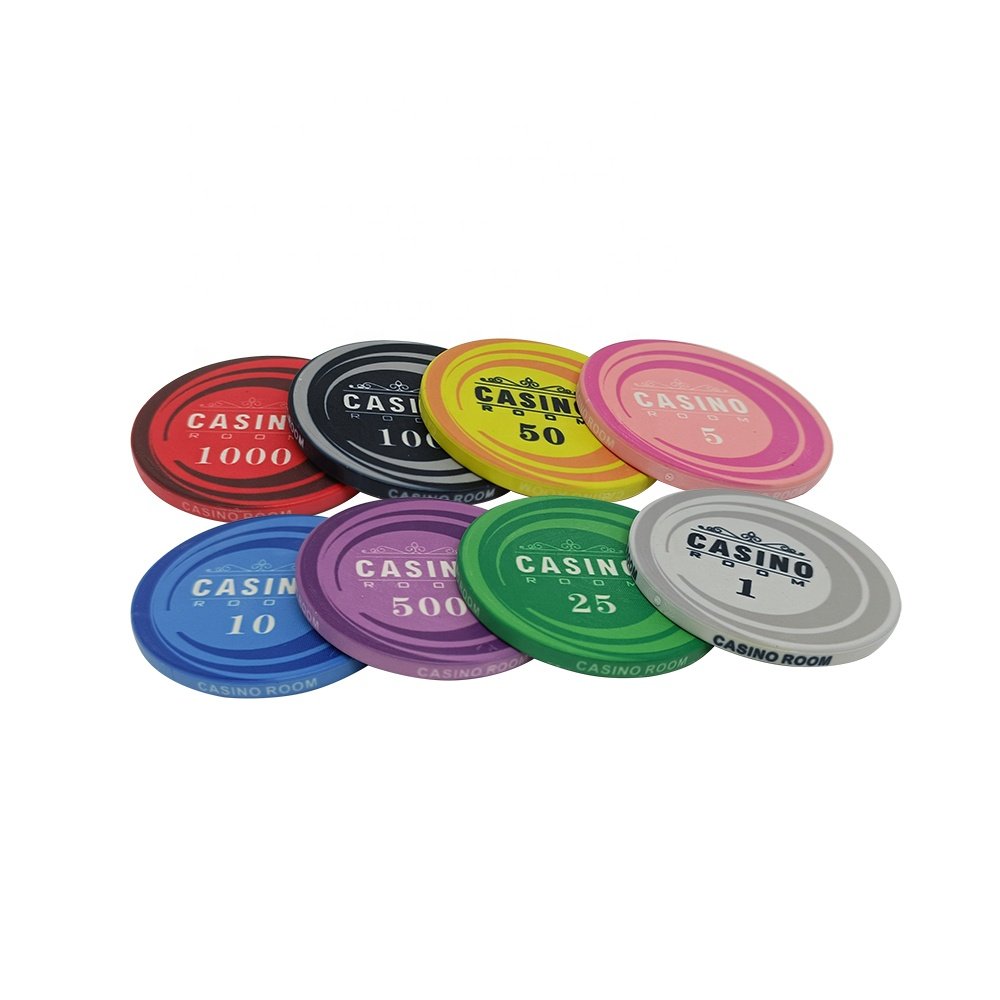 Professional custom 39mm ceramic venerati poker chips ept casino grade 10g numberd chip factory for other entertainment products