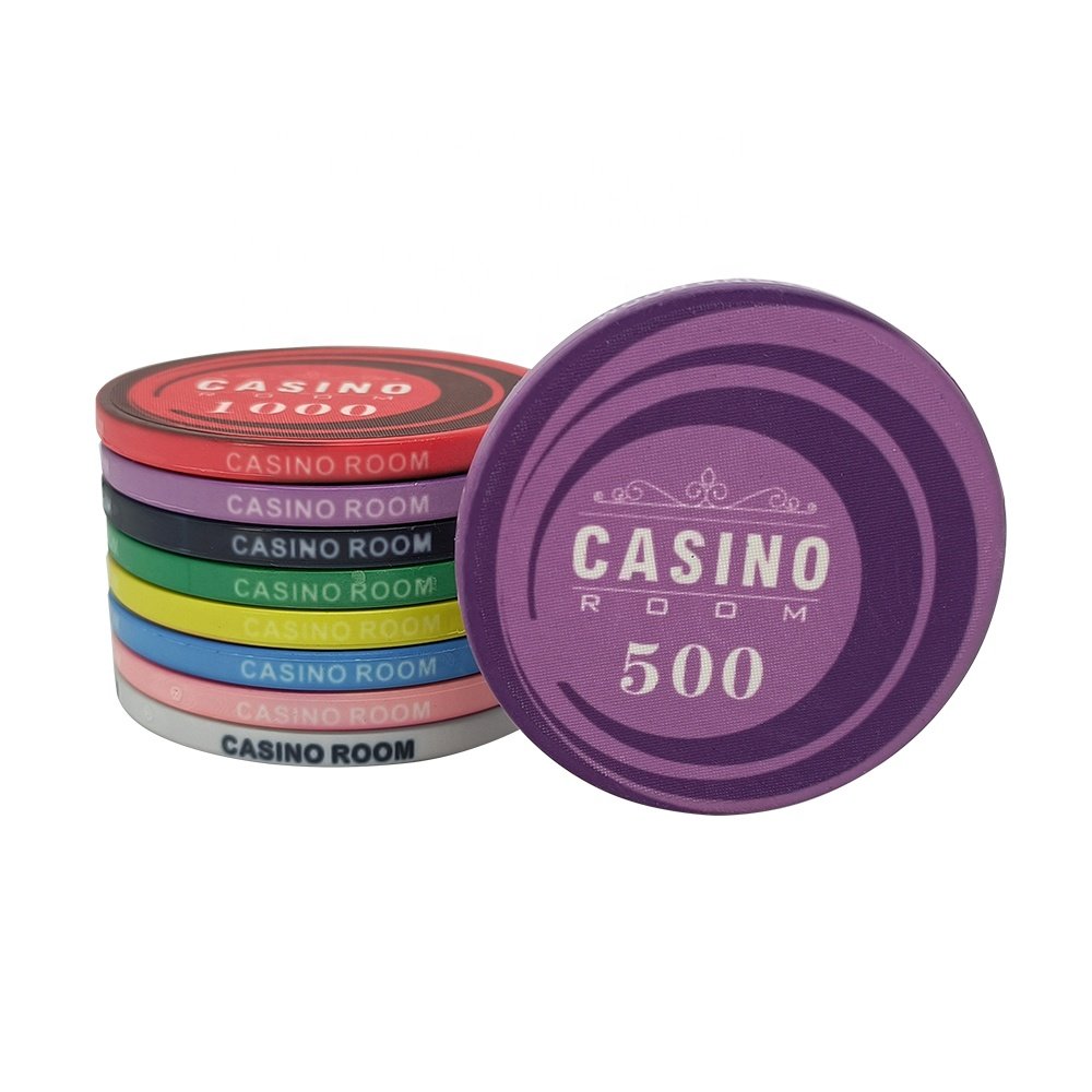 Professional custom 39mm ceramic venerati poker chips ept casino grade 10g numberd chip factory for other entertainment products