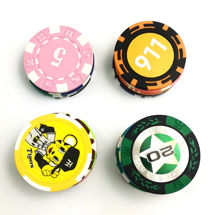 Factory Wholesale Casino ABS Plastic Clay Custom Ceramic Poker Chips
