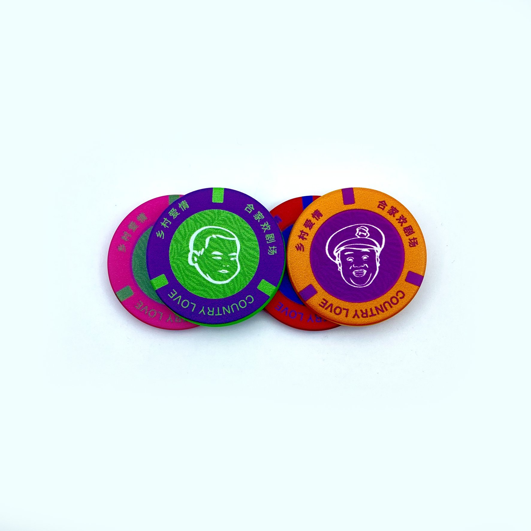 wholesale custom professional gambling casino poker chips set drawing hacker generic chips dice table games chip