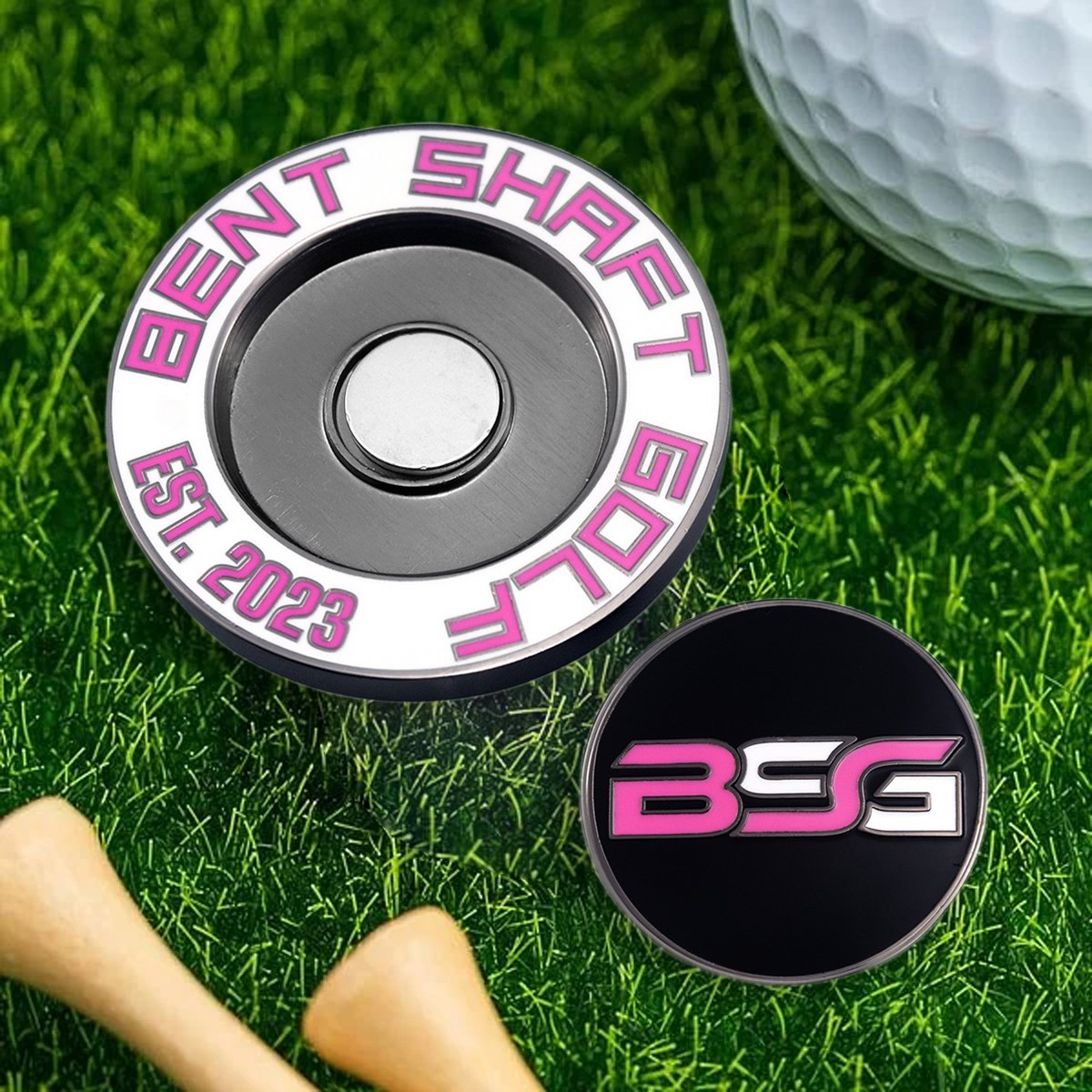 Factory Wholesale Golf Accessories Customized Metal Golf Ball Markers for Golf Repair Divot Tools Hat Clips