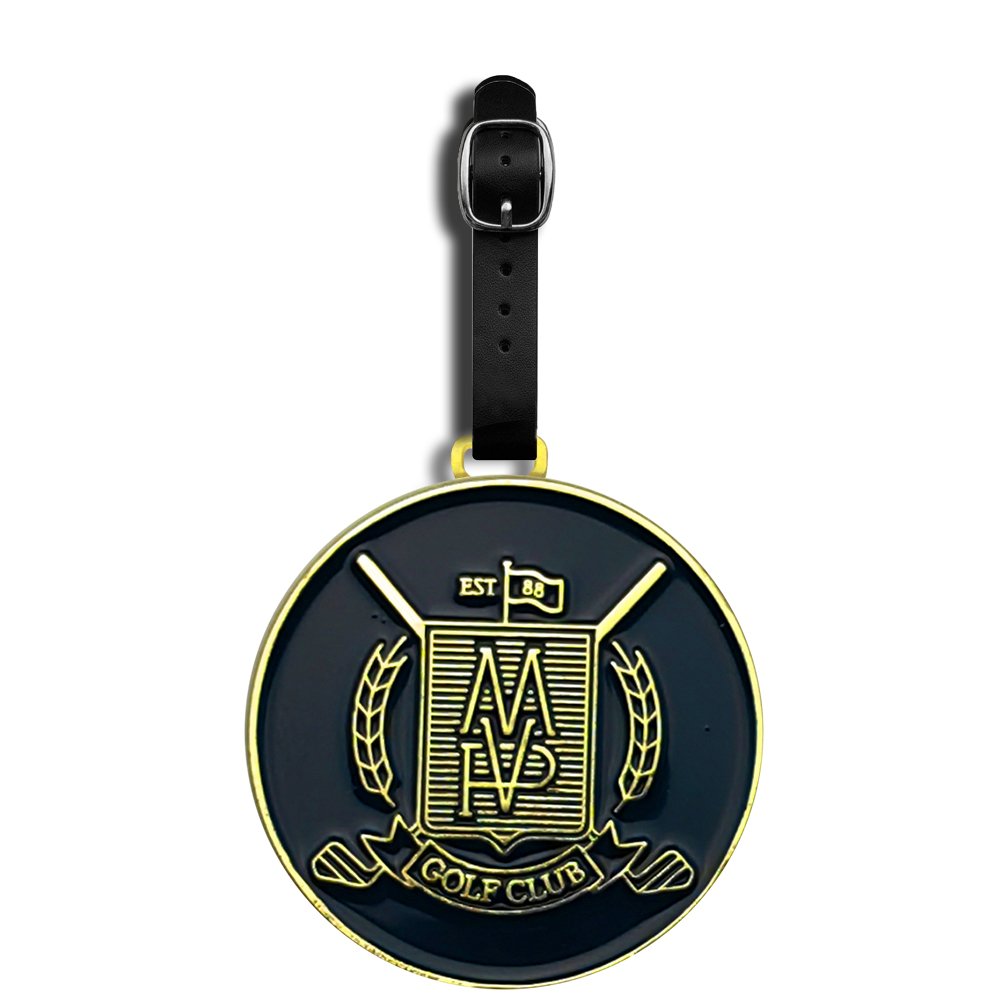 Manufacturer No Minimum Oem Metal Epoxy Golf Hang Tag And Baggage Tag Luggage Bag Tag Gift Set