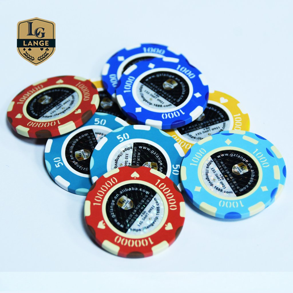 Deluxe Custom Clubs Injections 45mm Casino Chips NFC tags RFID Poker Chips