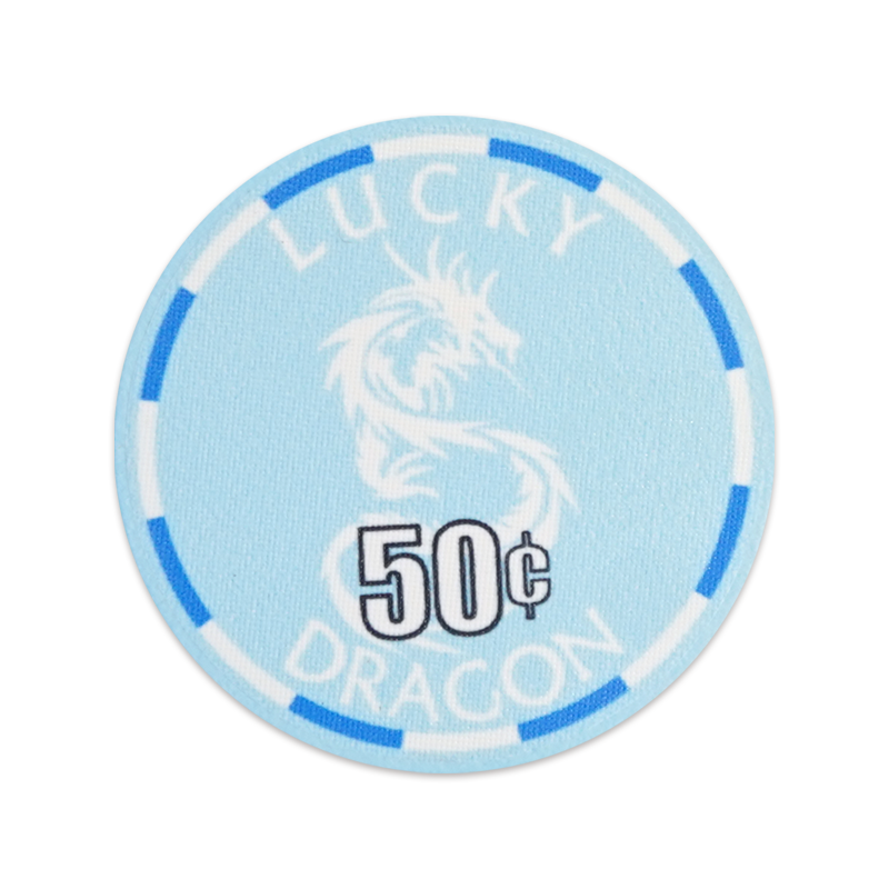 YH Competitive Price Lucky Dragon Gambling Ceramics Poker Chips With Matte Feel