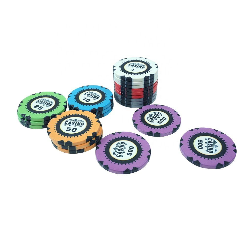 Wholesale low moq ceramic poker chips stamped casino grade european chips 10g only 1pc custom logo for table game