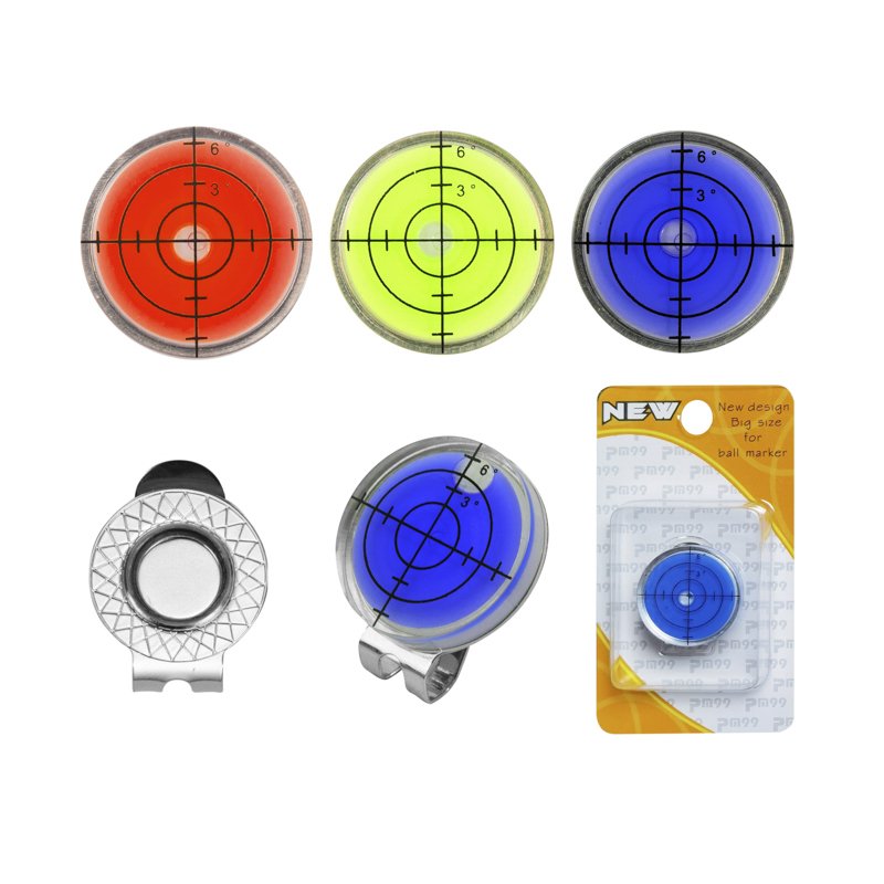 golf ball alignment marker bottle cap blank black bedazzled hat clip and divot tool set