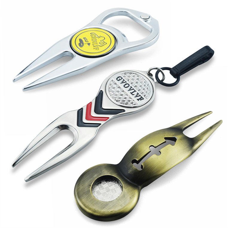2024 New Divot Tool Factory Custom Fashion Design Golf Accessories Golf divot repair tool