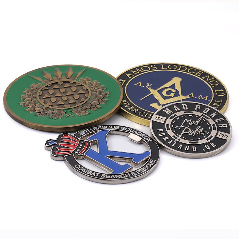 Fast delivery Free sample souvenir coins Supplier poker chip challenge coin