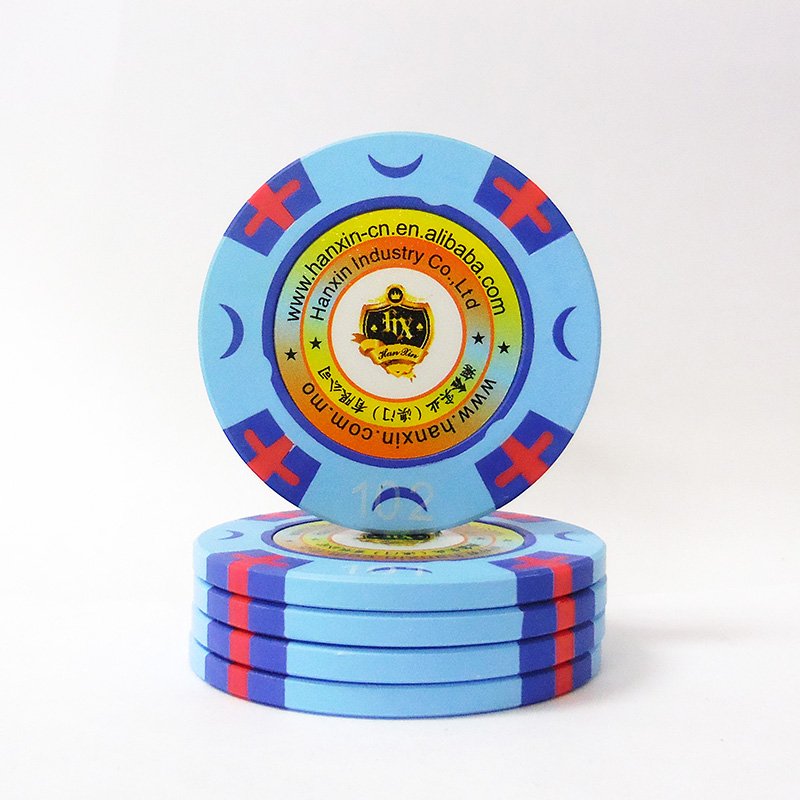 Rfid Security Game Token Rectangle Sticker Casino Poker Chips Plaque